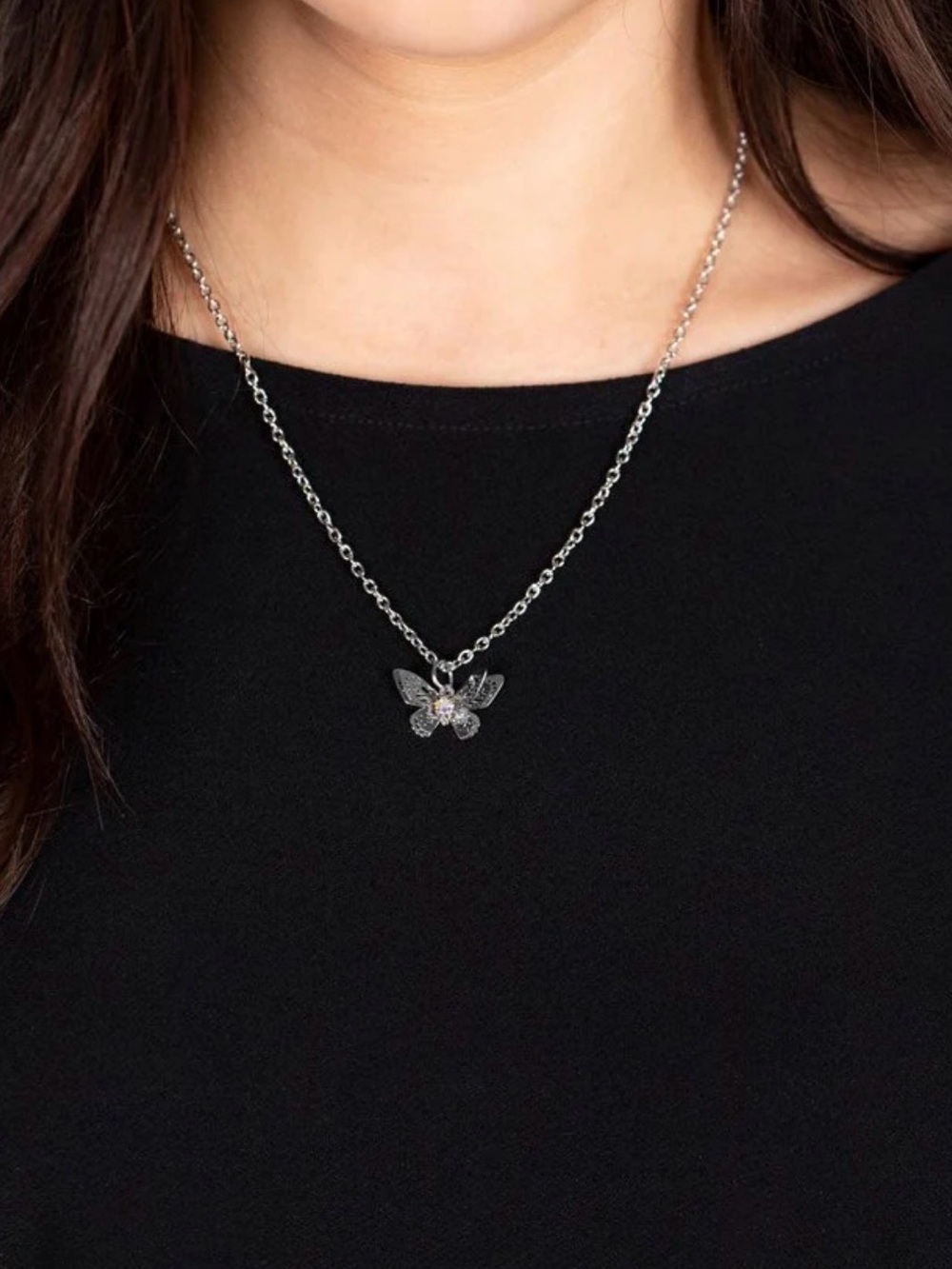Paparazzi Necklace ~ Flutter Love - Multi